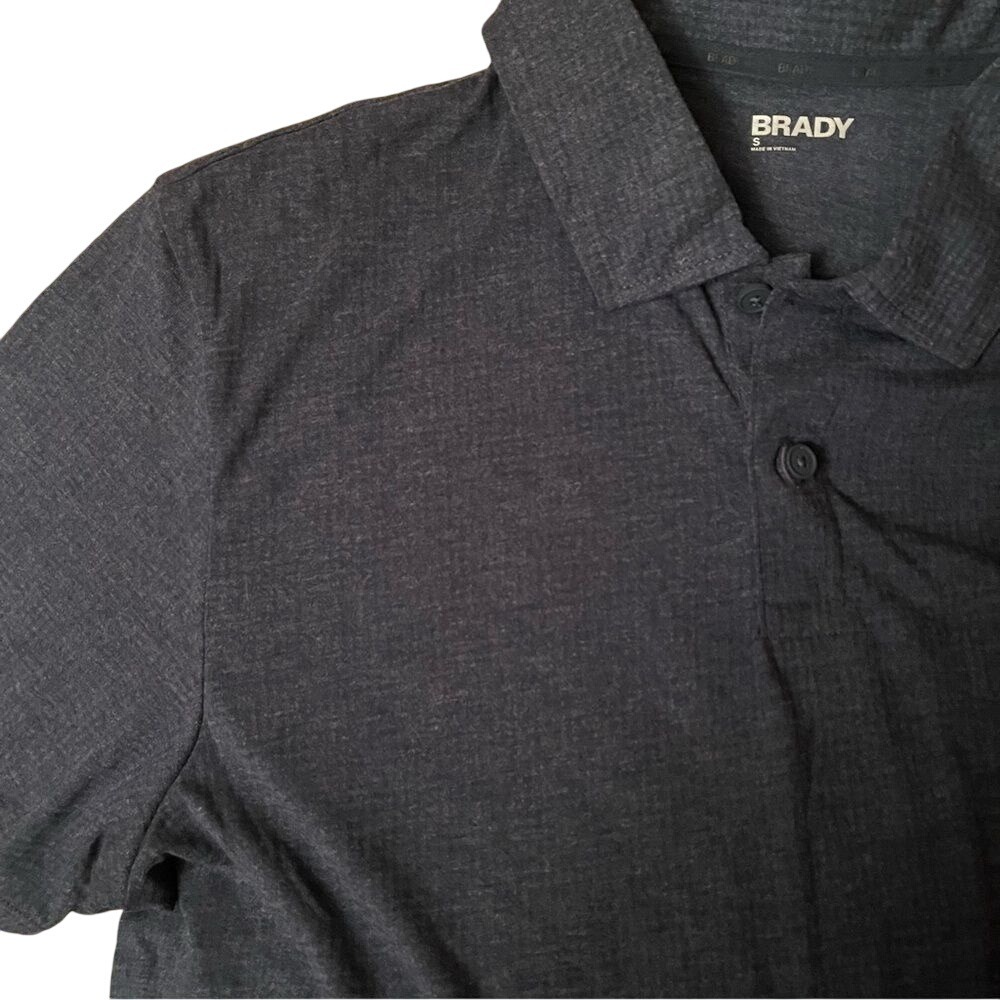 Tom Brady Brand New Small Charcoal Grey Regenerate Polo